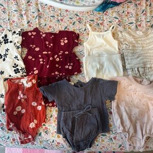 Assorted Baby Girl Sets and Rompers